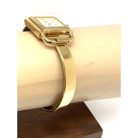 Tory Burch Women's Watch TBW7257 Petite Cream Dial Quartz Bangle Gold Steel - Picture 12 of 14